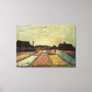 Bulb Fields van Vincent van Gogh Canvas Afdruk