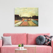 Bulb Fields van Vincent van Gogh Canvas Afdruk (Insitu (Woonkamer))