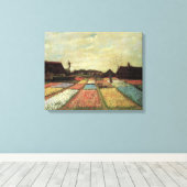 Bulb Fields van Vincent van Gogh Canvas Afdruk (Insitu (Houten vloer))