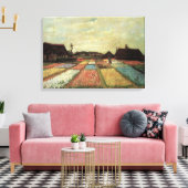 Bulb Fields van Vincent van Gogh Canvas Afdruk (Insitu (Woonkamer))