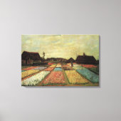 Bulb Fields van Vincent van Gogh Canvas Afdruk (Voorkant)
