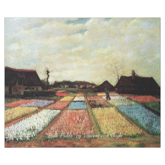 Bulb Fields van Vincent van Gogh.  floraal Cadeaupapier (Vlak)