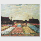 Bulb Fields van Vincent van Gogh.  floraal Cadeaupapier (Vlak)