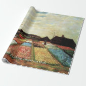 Bulb Fields van Vincent van Gogh.  floraal Cadeaupapier (Uitgerold)