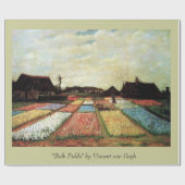 Bulb Fields van Vincent van Gogh.  floraal Cadeaupapier (Vlak)
