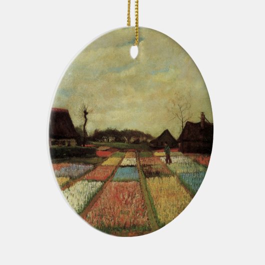 Bulb Fields van Vincent van Gogh Keramisch Ornament (Rechts)