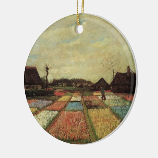 Bulb Fields van Vincent van Gogh Keramisch Ornament (Links)