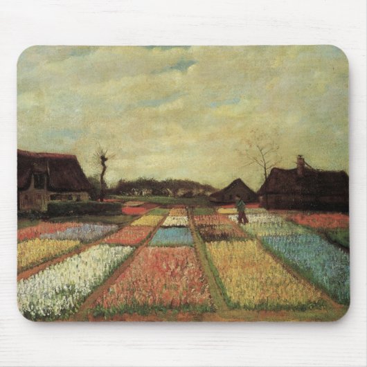Bulb Fields van Vincent van Gogh Muismat (Voorkant)