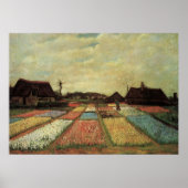 Bulb Fields van Vincent van Gogh Poster (Voorkant)