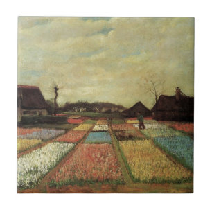 Bulb Fields van Vincent van Gogh. Tegeltje