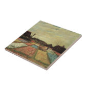 Bulb Fields van Vincent van Gogh. Tegeltje (Zijkant)