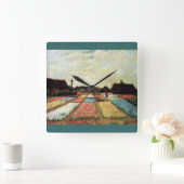 Bulb Fields van Vincent van Gogh. Vierkante Klok (Huis)