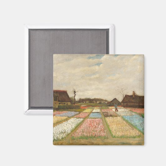 Bulb Fields | Vincent Van Gogh Magneet (Voorkant / Achterkant)