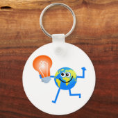 Bulb Wereldbol Sleutelhanger (Voorkant)