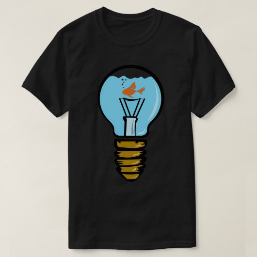 Bulbs aquarium met vis Classic TShirt (Design voorkant)