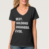 Bulding Engineer Profession Best Bulding Engineer  T-shirt (Voorkant)