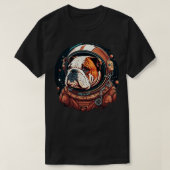 buldog-astronaut t-shirt (Design voorkant)