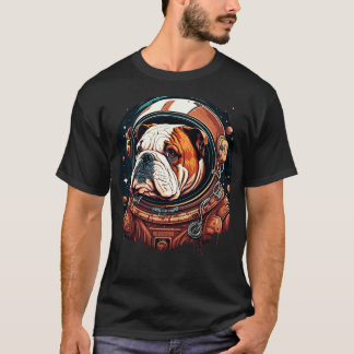 buldog-astronaut t-shirt