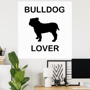 buldog-liefhebber poster