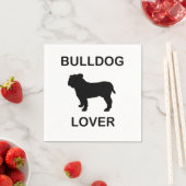 buldog-liefhebber servet (Insitu)
