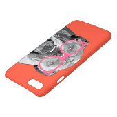 Buldog met het Roze Hoesje van de Telefoon van (Top)