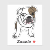 buldog sticker (Vel)