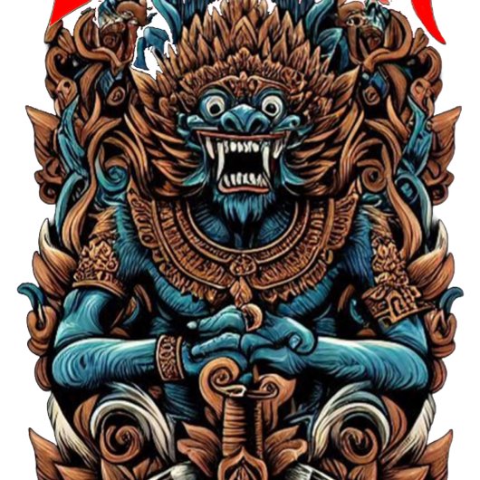 Bule Gila mok met Engelse vertaling