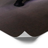 Bules Guitar met stoel Poster (Hoek)