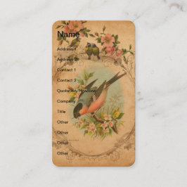 Bulfinch Visitekaartje