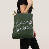 Bulgaars-Amerikaanse getwind harten-grocery-tas Tote Bag (Dichtbij)
