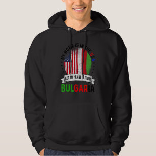 Bulgaars-Amerikaanse Patriottisch Hart is uit Bulg Hoodie