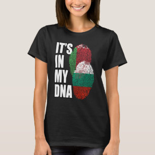Bulgaars en Wit-Russisch Mix DNA Vlag Erfgoed T-shirt