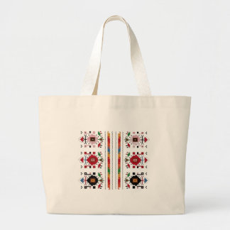 Bulgaars traditioneel folk motief grote tote bag