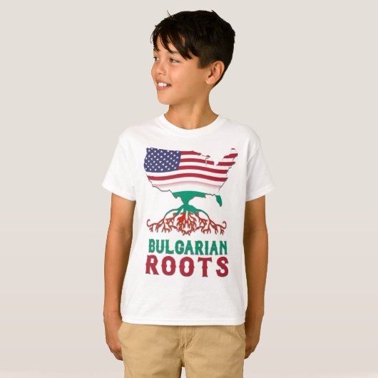 Bulgaarse Amerikaanse rots Tee Shirt (Voorkant volledig)
