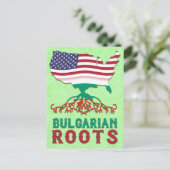 Bulgaarse Amerikaanse wortels Briefkaart (Staand voorkant)