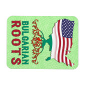 Bulgaarse Amerikaanse wortels Magneet (Horizontaal)