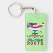 Bulgaarse Amerikaanse wortels Sleutelhanger (Voorkant)