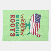 Bulgaarse Amerikaanse wortels Theedoek (Horizontaal)