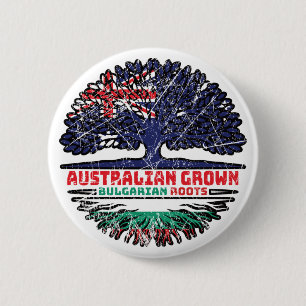 Bulgaarse Australische Australië - boomstammen Ronde Button 5,7 Cm