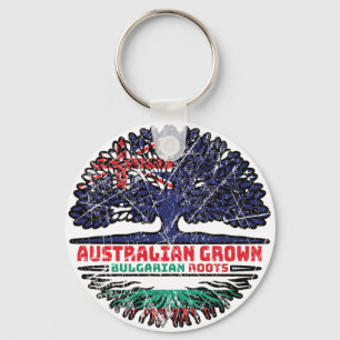 Bulgaarse Australische Australië - boomstammen Sleutelhanger