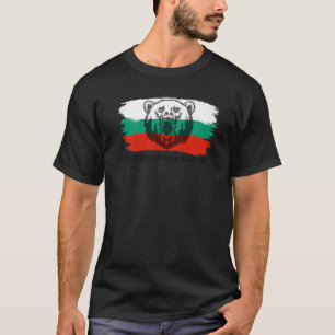 Bulgaarse Beer Patriottische Nationale Vlag Levski T-shirt