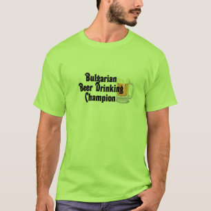 Bulgaarse bier Drink Champion T-shirt