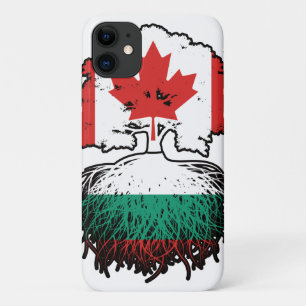 Bulgaarse Canadese vlag voor boomstammen van Canad Case-Mate iPhone Case