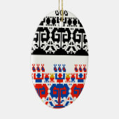 Bulgaarse folkpatronen keramisch ornament (Rechts)