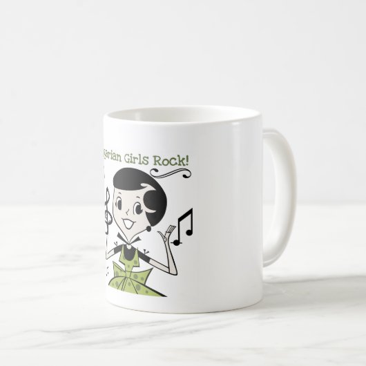 Bulgaarse Girls Rock Koffiemok (Voorkant rechts)