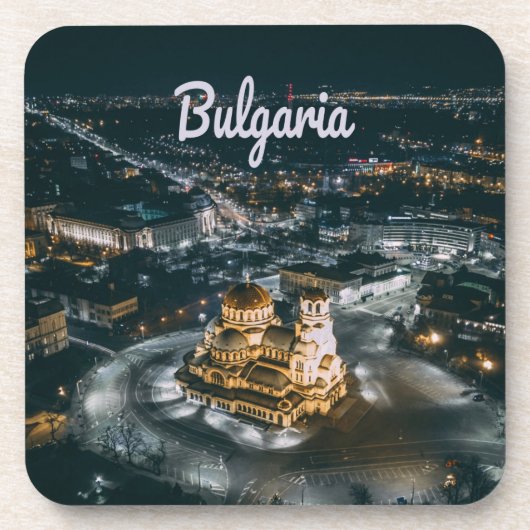 Bulgaarse hoofdstad Sofia Alexander Nevsky Cathedr Bier Onderzetter (Voorkant)