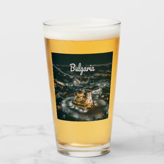 Bulgaarse hoofdstad Sofia Alexander Nevsky Cathedr Glas (Voorkant gevuld)