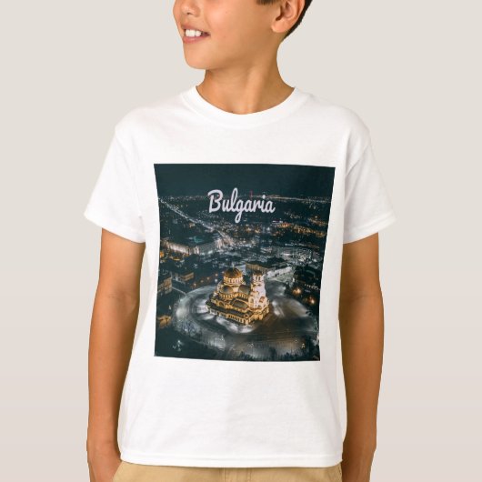 Bulgaarse hoofdstad Sofia Alexander Nevsky Cathedr T-shirt (Voorkant)