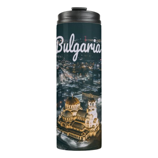 Bulgaarse hoofdstad Sofia Alexander Nevsky Cathedr Thermosbeker (Voorkant)