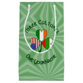 Bulgaarse Ierse Amerikaanse Shamrock Vlag Personal Klein Cadeauzakje (Voorkant)